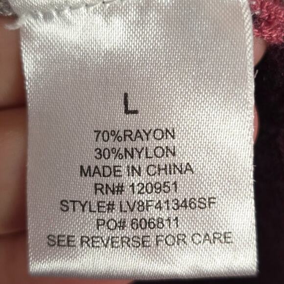 Olive + Oak Erminia Multi-Colored Striped Cardigan Size Large - Picture 6 of 7